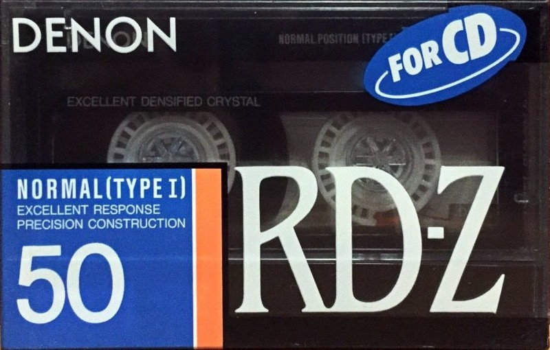 Compact Cassette Denon RD-Z 50 "RD-Z50P" Type I Normal 1989 Japan