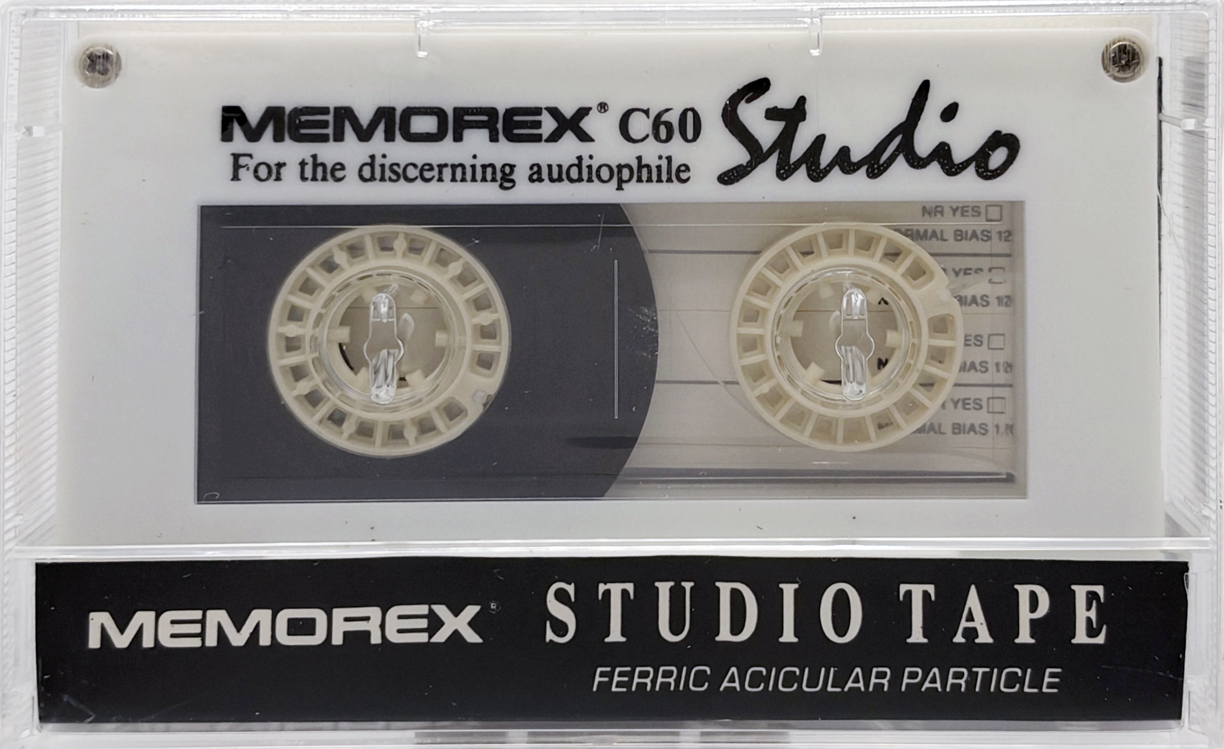 Compact Cassette Memorex Studio 60 Type I Normal 1987 Europe