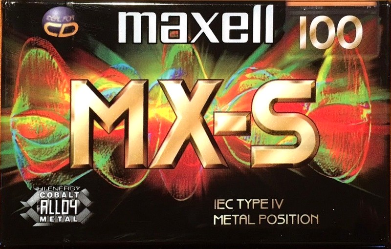Compact Cassette Maxell MX-S 100 Type IV Metal 1998 Europe