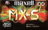 Compact Cassette Maxell MX-S 100 Type IV Metal 1998 Europe
