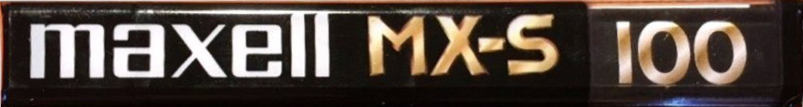 Compact Cassette: Maxell / Hitachi Maxell - MX-S 100