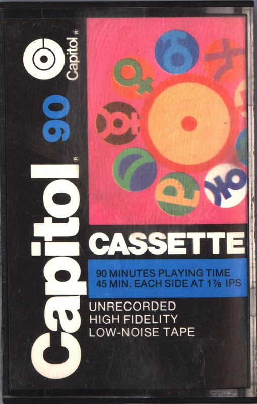 Compact Cassette Capitol 90 Type I Normal 1975 USA