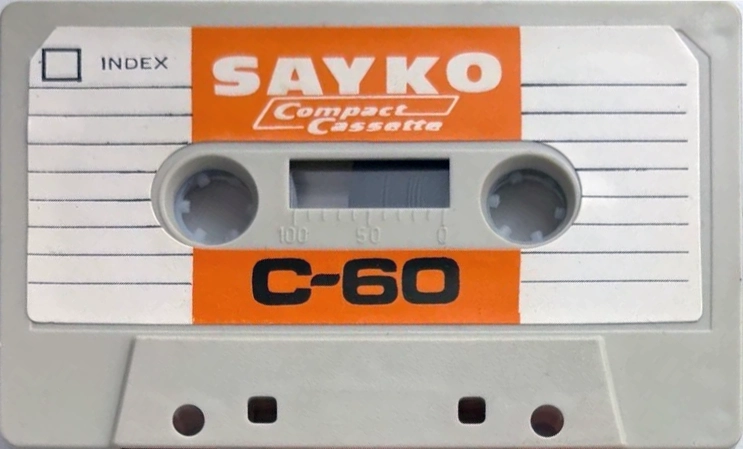 Compact Cassette SAYKO 60 Type I Normal Hong Kong