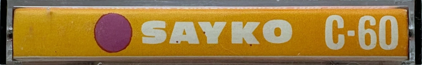 Compact Cassette SAYKO 60 Type I Normal Hong Kong