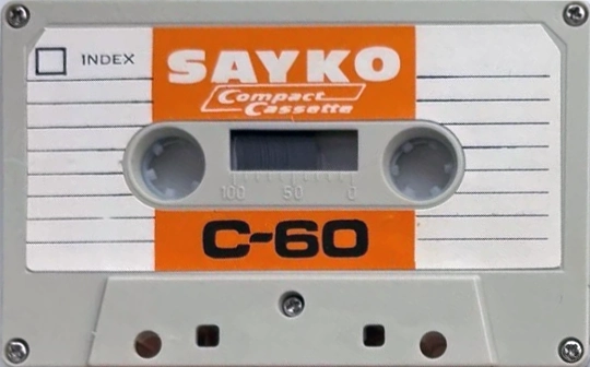 Compact Cassette SAYKO 60 Type I Normal Hong Kong
