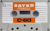 Compact Cassette SAYKO 60 Type I Normal Hong Kong