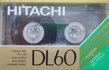 Compact Cassette Hitachi DL 60 Type I Normal 1992 Europe