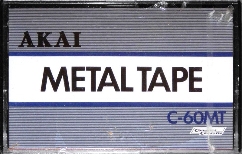 Compact Cassette Akai Metal 60 "MT" Type IV Metal 1979 Europe