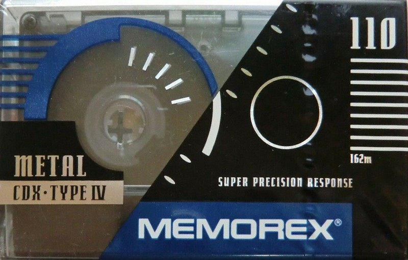 Compact Cassette Memorex CDX IV 110 Type IV Metal 1993 Canada, USA
