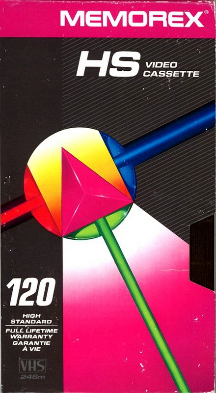 VHS, Video Home System Memorex HS 120 Type I Normal North America