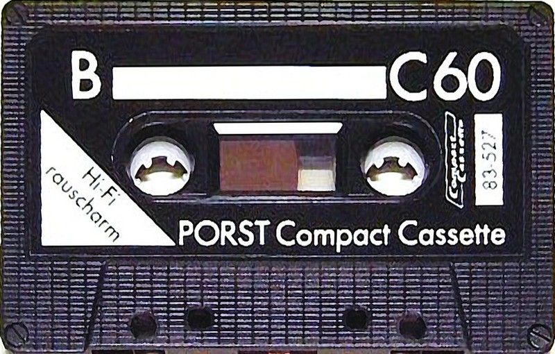 Compact Cassette Porst 60 Type I Normal 1979 Germany