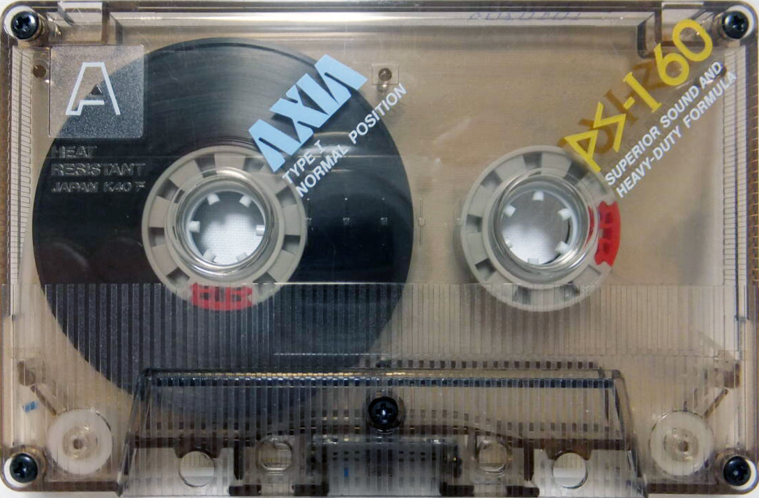 Compact Cassette AXIA PS-I / PS-1 60 Type I Normal 1985 Japan