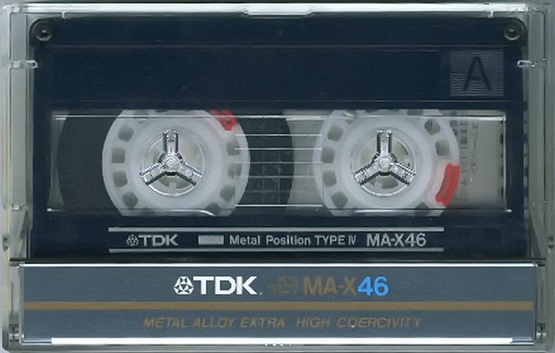 Compact Cassette TDK MA-X 46 Type IV Metal 1985 Japan