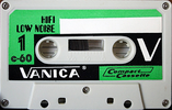 Compact Cassette Vanica 60 Type I Normal 1976 Hong Kong