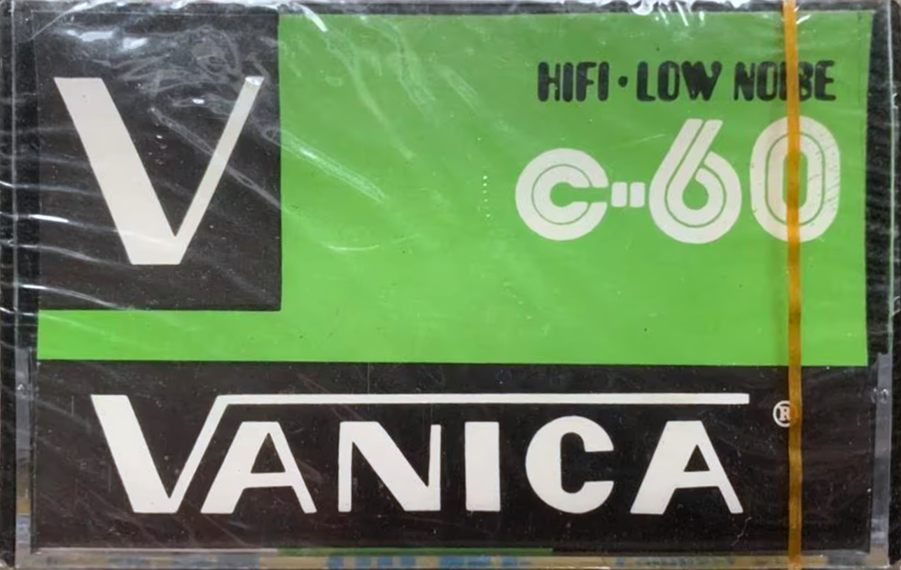 Compact Cassette Vanica 60 Type I Normal 1976 Hong Kong