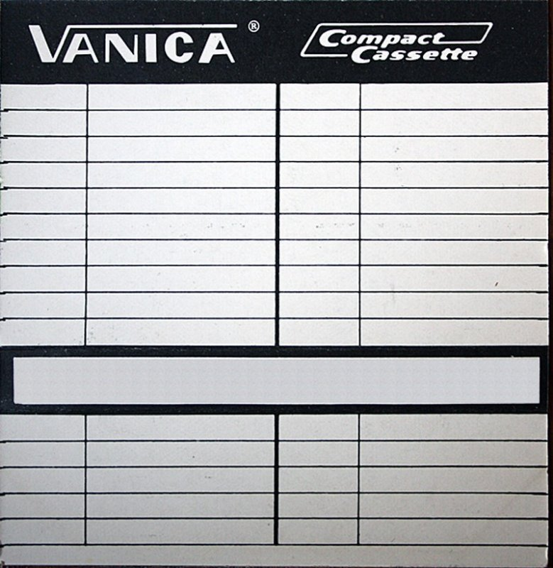 Compact Cassette Vanica 60 Type I Normal 1976 Hong Kong