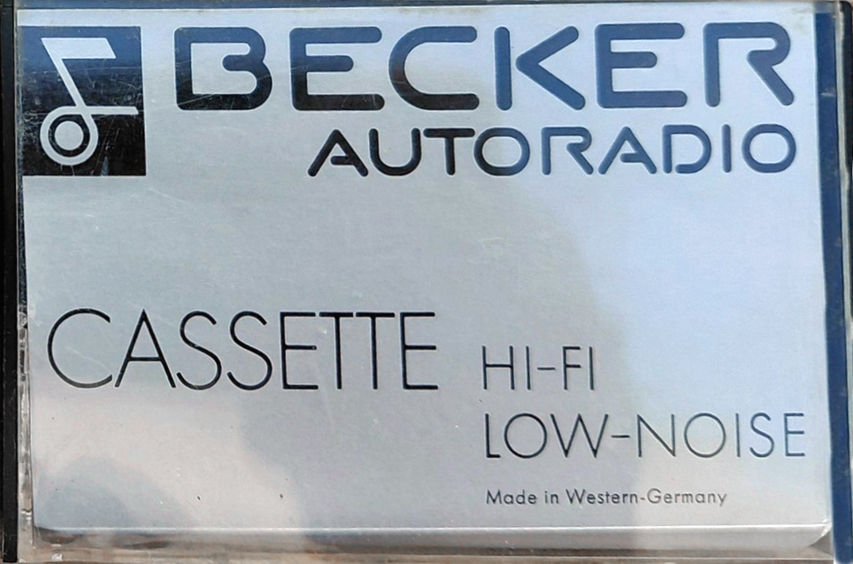 Compact Cassette Becker 60 "Autoradio" Type I Normal 1978 Europe
