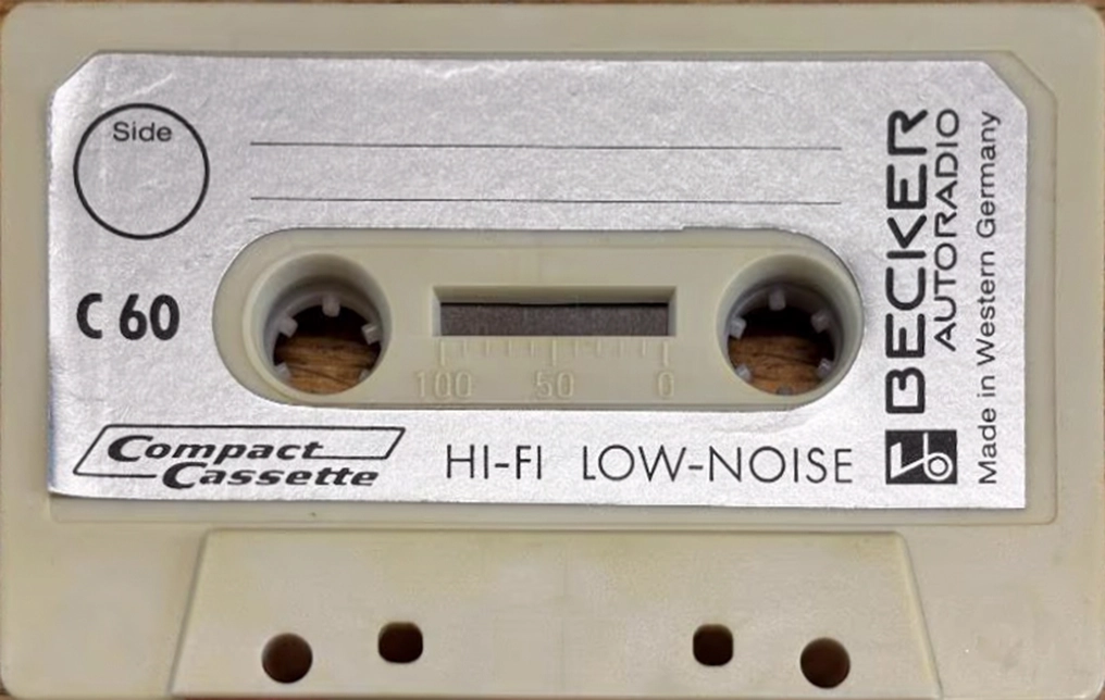 Compact Cassette Becker 60 "Autoradio" Type I Normal 1978 Europe