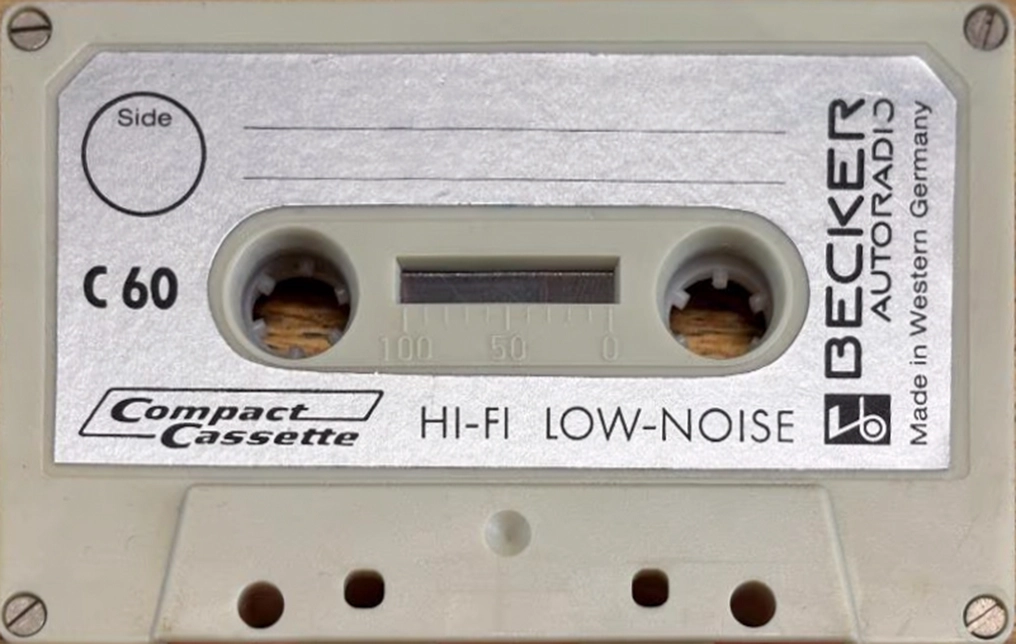 Compact Cassette Becker 60 "Autoradio" Type I Normal 1978 Europe