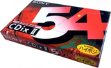 Compact Cassette Sony CDix II 54 "C-54CDX2C" Type II Chrome 1995 Japan