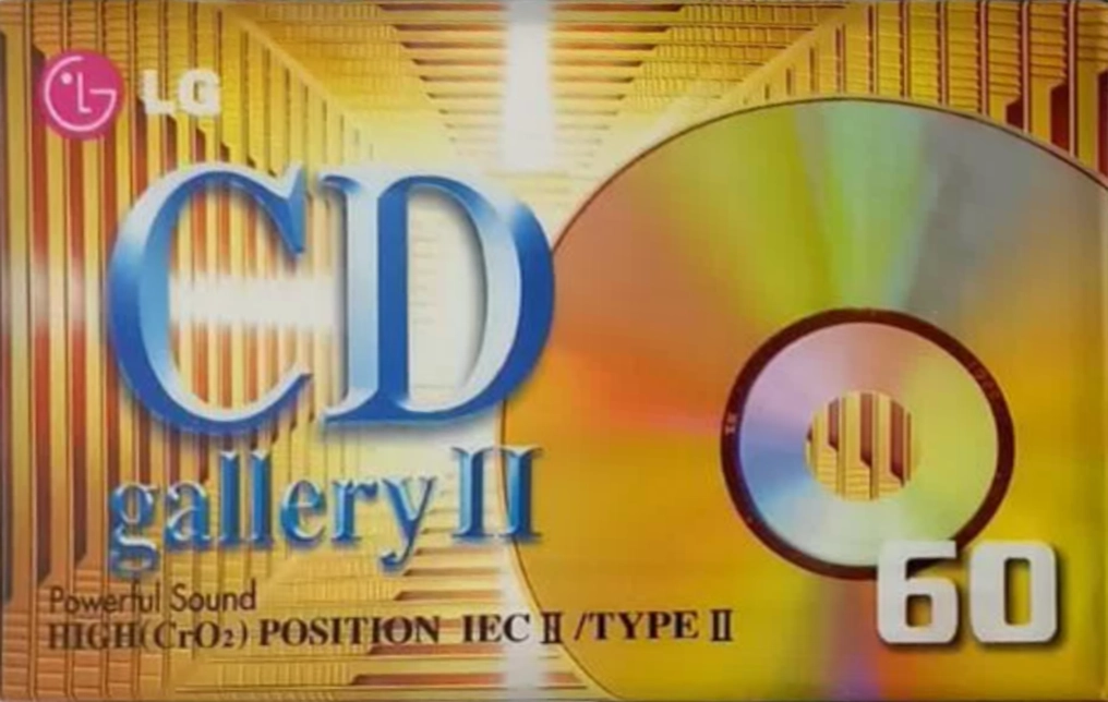 Compact Cassette LG CD Gallery II 60 Type II Chrome 1997 Europe