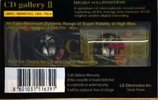 Compact Cassette LG CD Gallery II 60 Type II Chrome 1997 Europe