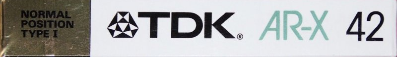 Compact Cassette: TDK  - AR-X 42