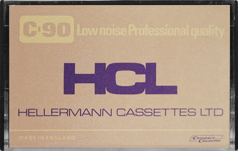Compact Cassette HCL 90 "Hellermann Cassettes Ltd" Type I Normal UK
