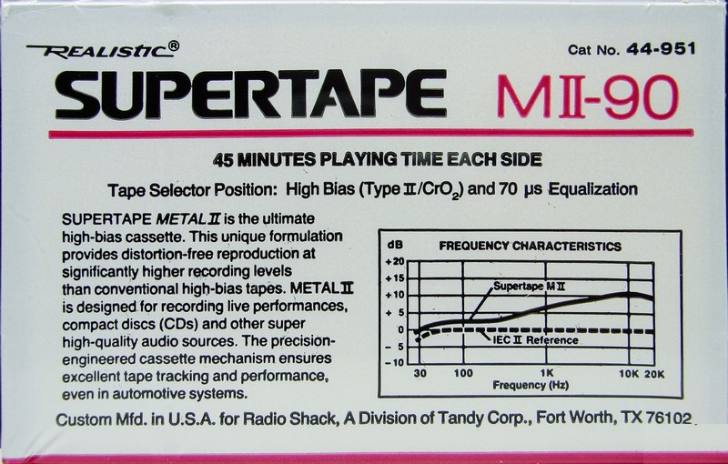 Compact Cassette: Realistic  - MII 90