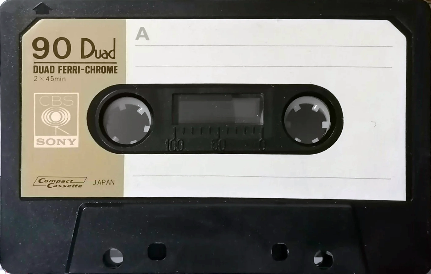 Compact Cassette CBS / Sony Duad 90 Type III Ferro Chrome 1973 Japan