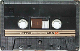 Compact Cassette TDK AD-X 60 Type I Normal 1982 Japan