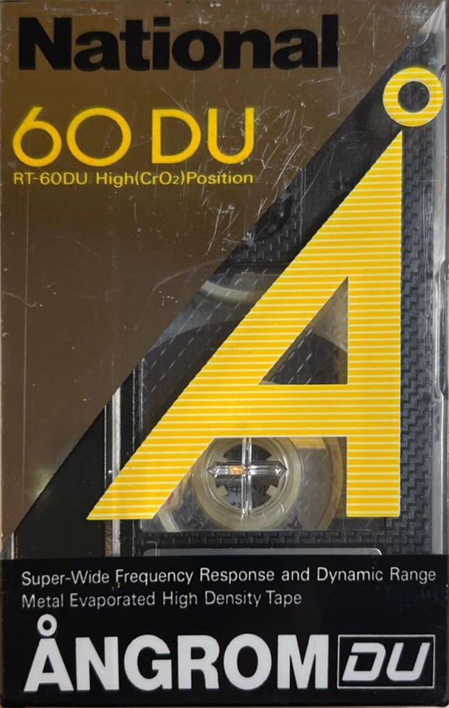 Compact Cassette National Angrom DU 60 "RT-60DU" Type II Chrome 1984 Japan
