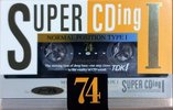 Compact Cassette TDK Super CDing 1 74 "SCD1-74A" Type I Normal 1993 Japan