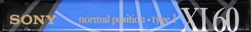 Compact Cassette Sony XI 60 "C-60X1A" Type I Normal 1993 Japan