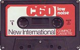Compact Cassette New International 60 Type I Normal USA