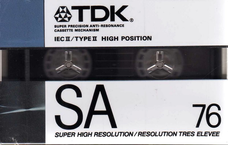 Compact Cassette: TDK  - SA 76