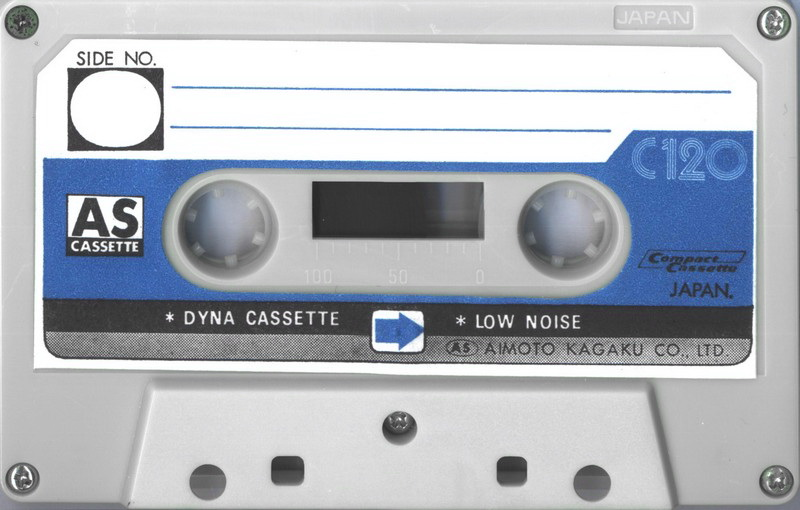 Compact Cassette AS cassette 120 "Dyna" Type I Normal 1982 Japan