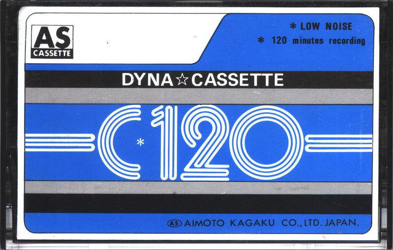 Compact Cassette AS cassette 120 "Dyna" Type I Normal 1982 Japan