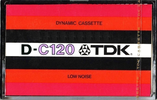 Compact Cassette TDK D 120 Type I Normal 1975 Japan