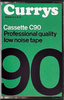 Compact Cassette Currys Professional 90 Type I Normal 1974 UK