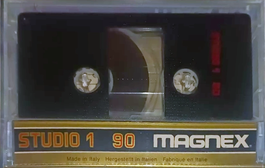 Compact Cassette Magnex Studio 1 90 Type I Normal 1985 Europe
