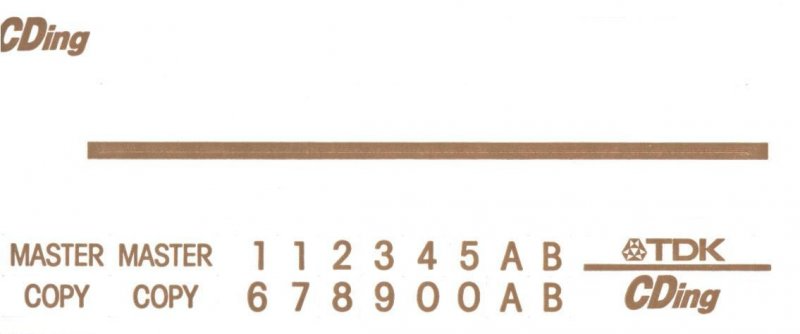 Compact Cassette TDK CDing 2 90 "CDING2-90VEC Colour Limited Edition" Type II Chrome 2001 Europe