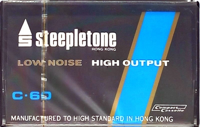 Compact Cassette Steepletone 60 Type I Normal Hong Kong