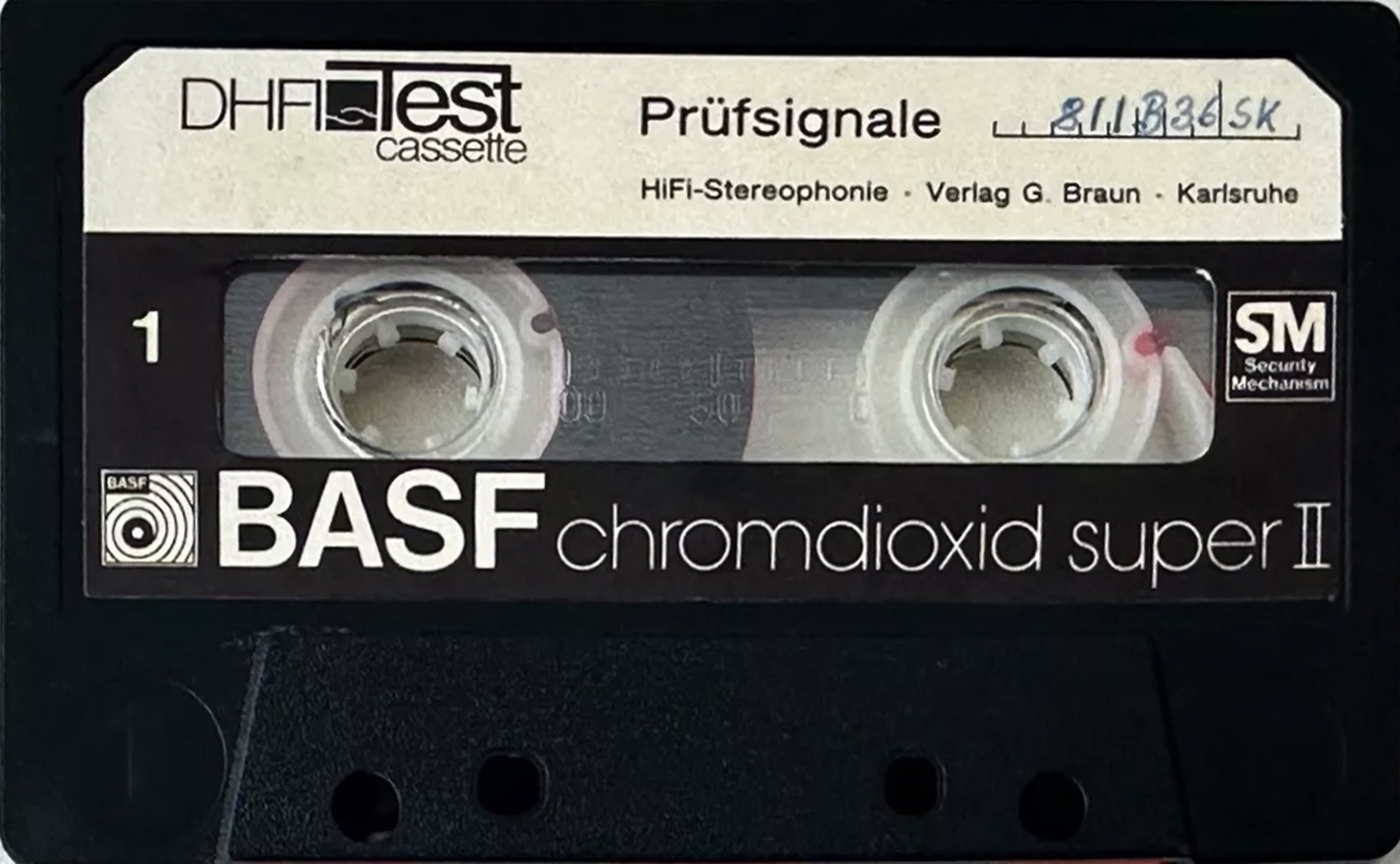 Compact Cassette BASF "DHFI Test" Test Cassette Germany