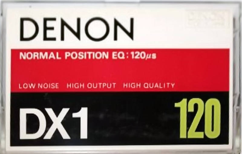 Compact Cassette Denon DX1 120 Type I Normal 1978 Japan