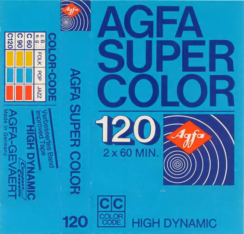 Compact Cassette: AGFA  - SUPER COLOR 120