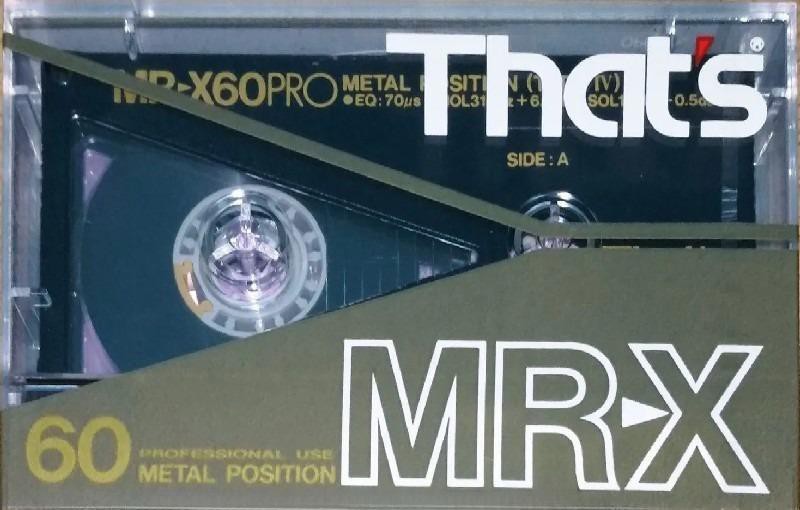 Compact Cassette: Taiyo Yuden Thats - MR-X 60