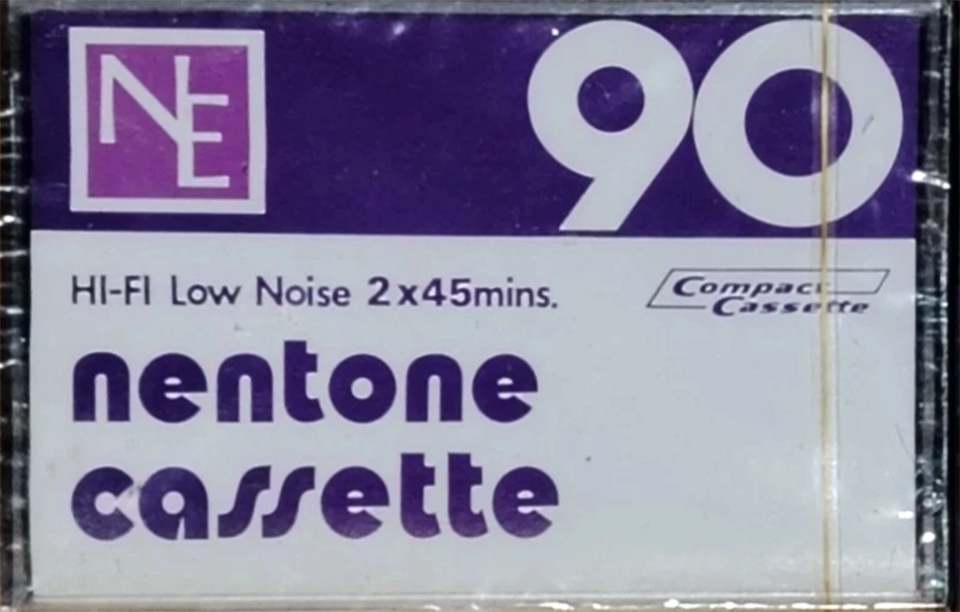 Compact Cassette nentone 90 Type I Normal Europe