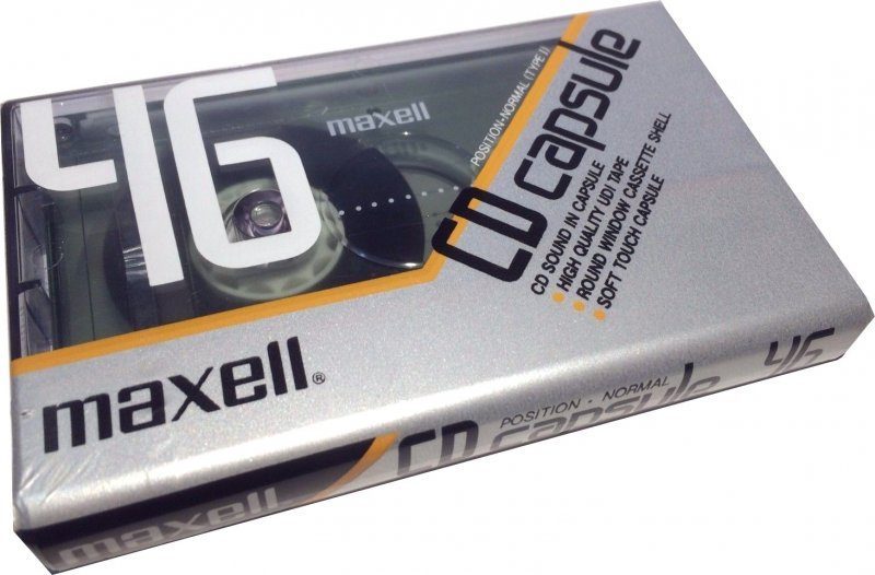 Compact Cassette Maxell CD Capsule 46 Type I Normal 1990 Europe