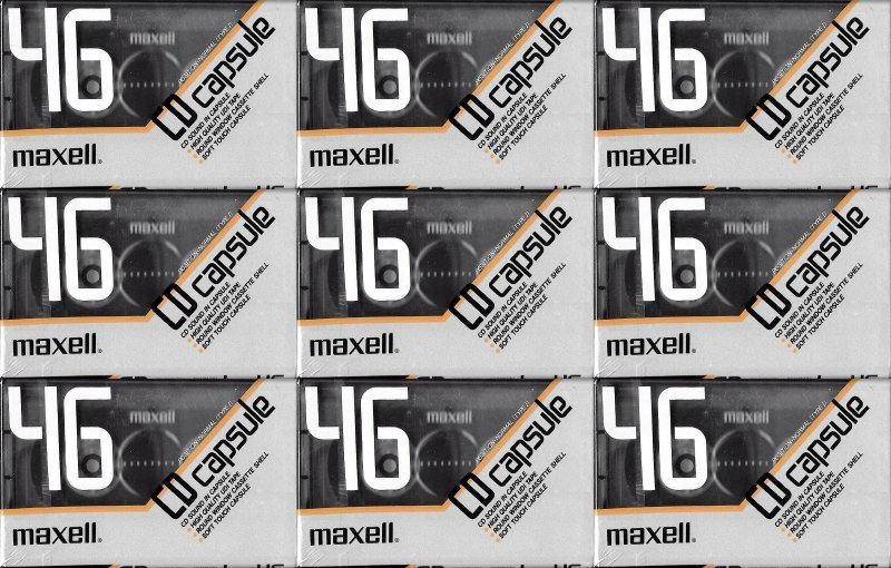 Compact Cassette: Maxell / Hitachi Maxell - CD Capsule 46